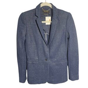 Massimo Dutti Women's Blue Blazer